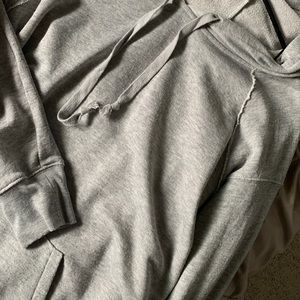 Grey American Eagle Hoodie
